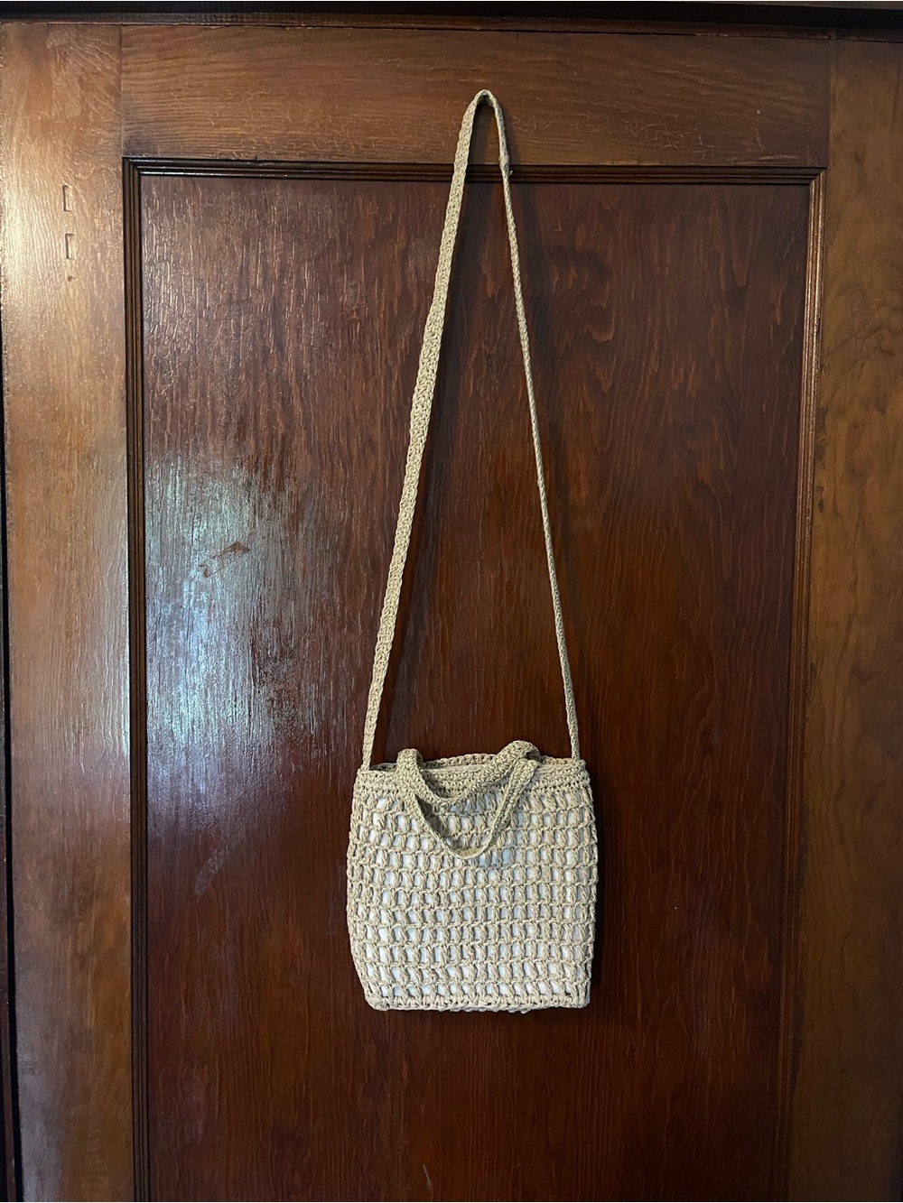 NWT Madewell small straw transport crossbody - Picture 3 of 9